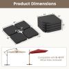 1PC Patio Offset Umbrella Base with Easy-Fill Spouts