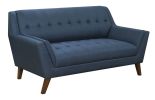 Wallace & Bay Browning Blue Loveseat