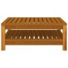 6 Piece Patio Lounge Set with Cushion Solid Acacia Wood