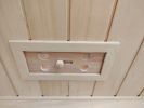 Low EMF Front door with heating panel Two Person Hemlock Far Infrared Indoor Suana Room