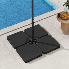 1PC Patio Offset Umbrella Base with Easy-Fill Spouts