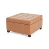 ISABELLA Storage Ottoman, PU