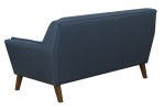 Wallace & Bay Browning Blue Loveseat