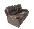 POWER LOVESEAT in Chocolate
