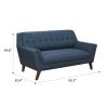 Wallace & Bay Browning Blue Loveseat