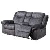 JIMNY DOMINO GRANITE POWER CONSOLE RECLINING LS WITH POWER SWITCH