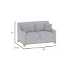 Wallace & Bay Honra Gray Loveseat