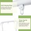 133*137*180cm Wrought Iron Four-Legged Standing 200kg Three Rings Hanging Chair Frame White