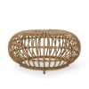 Boho Style Outdoor Wicker Coffee Table