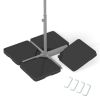1PC Patio Offset Umbrella Base with Easy-Fill Spouts