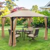 10 x 12 Feet Gazebo Replacement Top with Air Vent and Drainage Holes