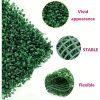 24Pcs 24in*16in Artificial Boxwood Topiary Hedge Plant Grass Backdrop Fence Privacy Screen Grass Wall Decoration For Balcony Garden Fence