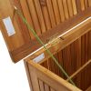 Patio Storage Box 35.4"x19.7"x22.8" Solid Wood Acacia