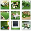 3 x 16FT 0.8 "artificial turf with drainage holes - perfect for pet friendly garden landscapes, indoor/outdoor use