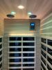 Rain cover outside sauna for 5 persons
