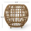 Boho Style Outdoor Side Table