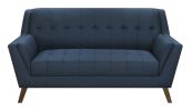Wallace & Bay Browning Blue Loveseat