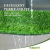 3 x 16FT 0.8 "artificial turf with drainage holes - perfect for pet friendly garden landscapes, indoor/outdoor use