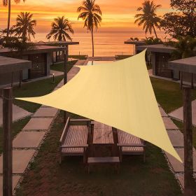 Artpuch 14'X20'Customize Sand Sun Shade Sail Commercial Standard UV Block 185 GSM, Water and Air Permeable, Heavy Duty (size: 14'X25')