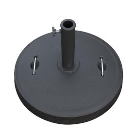 Patio Umbrella Base, Umbrella Stand Base with Adjustable Knob and 2 Durable Handles, Patio Table Umbrella Base for Outdoor 1.5''~1.9'' Market Umbrella (Color: as Pic)