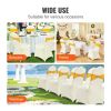 VEVOR Stretch Spandex Folding Chair Covers, Universal Fitted Chair Cover, Removable Washable Protective Slipcovers, for Wedding, Holiday, Banquet, Par