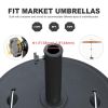 Patio Umbrella Base, Umbrella Stand Base with Adjustable Knob and 2 Durable Handles, Patio Table Umbrella Base for Outdoor 1.5''~1.9'' Market Umbrella